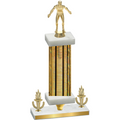 Premium Single Gold Glacier Victory Wrestling Trophy