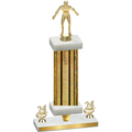 Premium Single Gold Glacier Year Wrestling Trophy