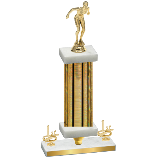 Premium Single Gold Glacier First Place Tennis Trophy