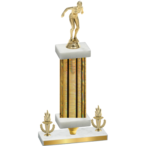 Premium Single Gold Glacier Victory Tennis Trophy