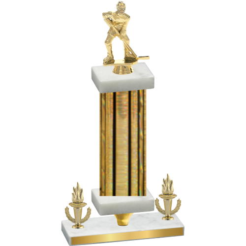 Premium Single Gold Glacier Victory Hockey Trophy