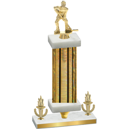 Premium Single Gold Glacier Victory Hockey Trophy