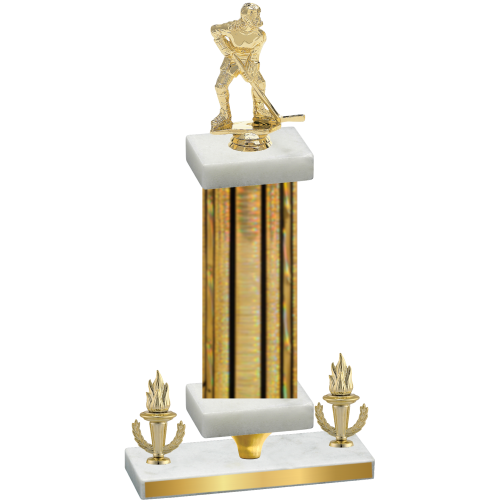 Premium Single Gold Glacier Victory Hockey Trophy