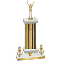 Premium Single Gold Glacier Victory Victory Trophy
