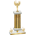 Premium Single Gold Glacier First Place Victory Trophy