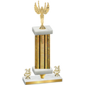 Premium Single Gold Glacier Year Victory Trophy