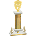 Premium Single Gold Glacier Victory Pickleball Trophy