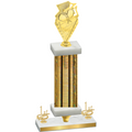 Premium Single Gold Glacier First Place Pickleball Trophy