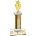 Premium Single Gold Glacier Second Place Pickleball Trophy
