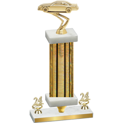 Premium Single Gold Glacier Year Cars Trophy