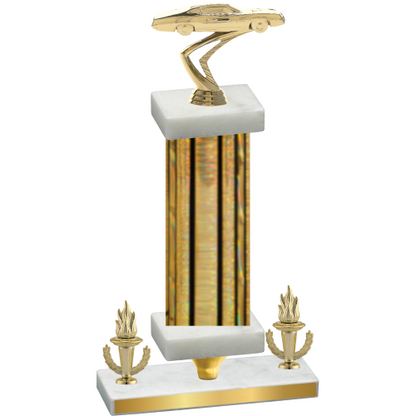 Premium Single Gold Glacier Victory Cars Trophy
