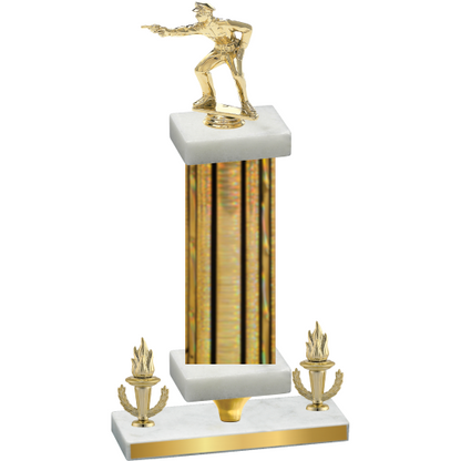Premium Single Gold Glacier Victory Shooter Trophy