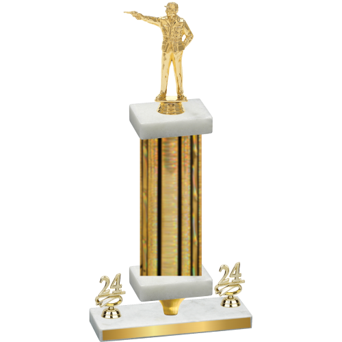 Premium Single Gold Glacier Year Shooter Trophy