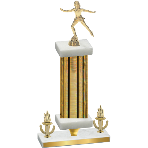 Premium Single Gold Glacier Victory Skater Trophy