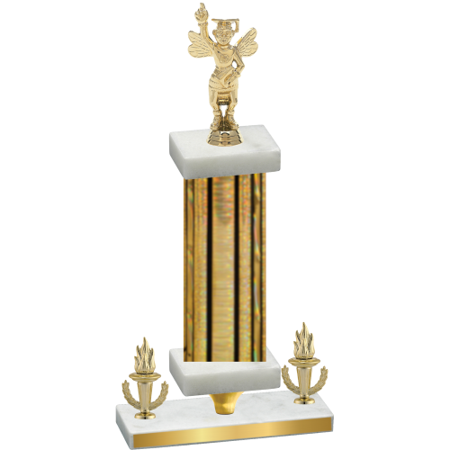 Premium Single Gold Glacier Victory Academics Trophy