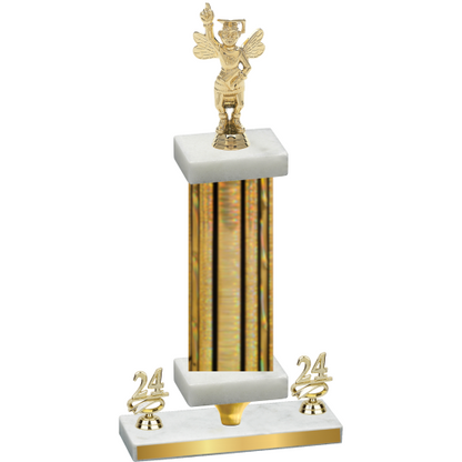 Premium Single Gold Glacier Year Academics Trophy