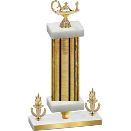 Premium Single Gold Glacier Victory Academics Trophy