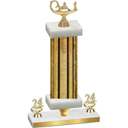 Premium Single Gold Glacier Year Academics Trophy