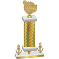 Premium Single Gold Carbon Fiber Victory Tennis Trophy