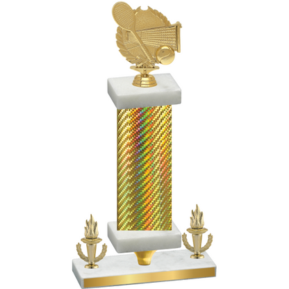 Premium Single Gold Carbon Fiber Victory Tennis Trophy