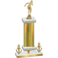 Premium Single Gold Carbon Fiber Victory Tennis Trophy
