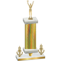 Premium Single Gold Carbon Fiber Victory Victory Trophy