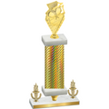 Premium Single Gold Carbon Fiber Victory Pickleball Trophy