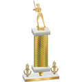 Premium Single Gold Carbon Fiber Victory Softball Trophy