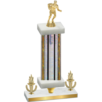 Premium Single Silver Glacier Victory Rugby Trophy