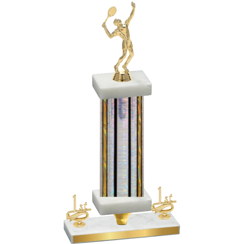 Premium Single Silver Glacier First Place Tennis Trophy