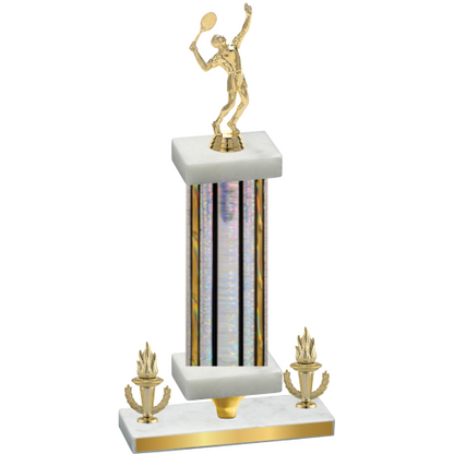 Premium Single Silver Glacier Victory Tennis Trophy