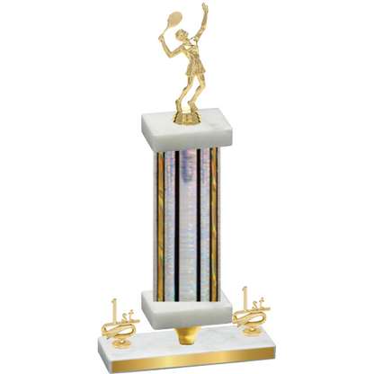 Premium Single Silver Glacier First Place Tennis Trophy