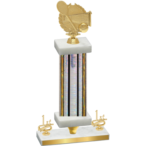 Premium Single Silver Glacier First Place Tennis Trophy