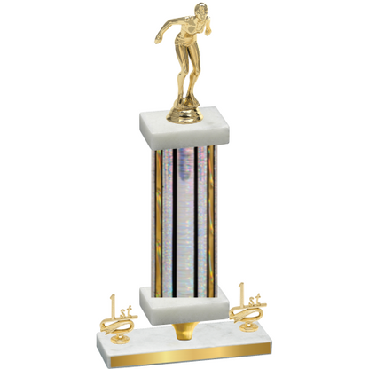 Premium Single Silver Glacier First Place Tennis Trophy