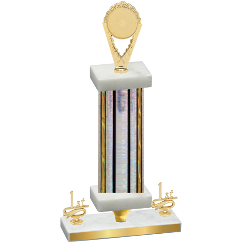 Premium Single Silver Glacier First Place Insert Trophy