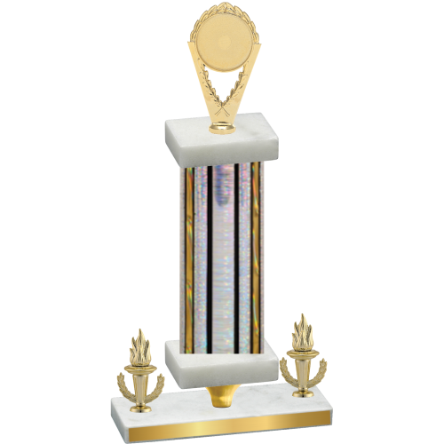 Premium Single Silver Glacier Victory Insert Trophy