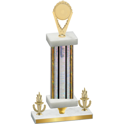 Premium Single Silver Glacier Victory Insert Trophy