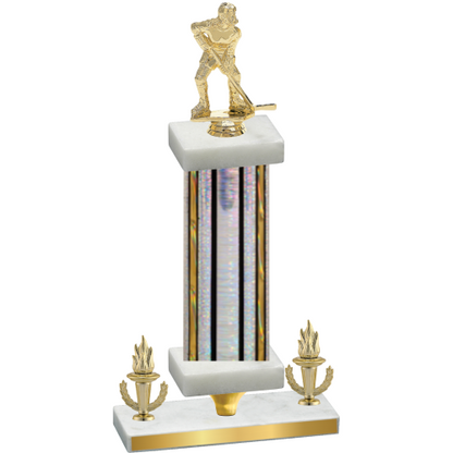 Premium Single Silver Glacier Victory Hockey Trophy