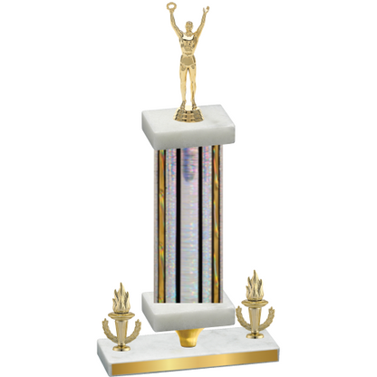 Premium Single Silver Glacier Victory Victory Trophy