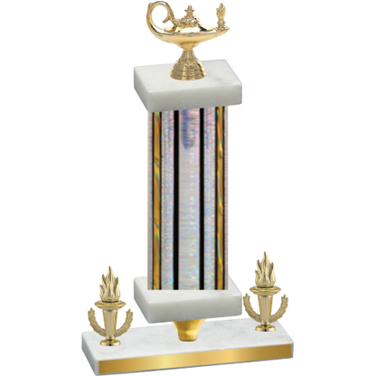 Premium Single Silver Glacier Victory Academics Trophy