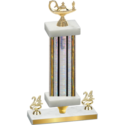 Premium Single Silver Glacier Year Academics Trophy