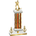 Premium Single Orange Glacier Victory Hockey Trophy