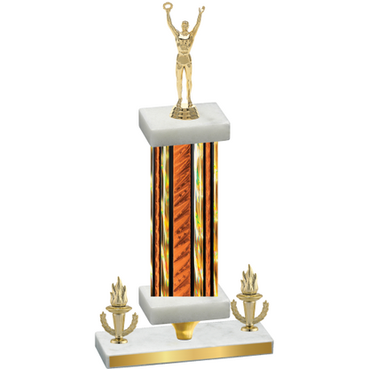 Premium Single Orange Glacier Victory Victory Trophy