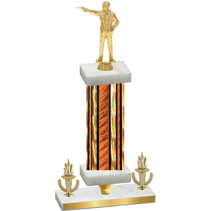 Premium Single Orange Glacier Victory Shooter Trophy