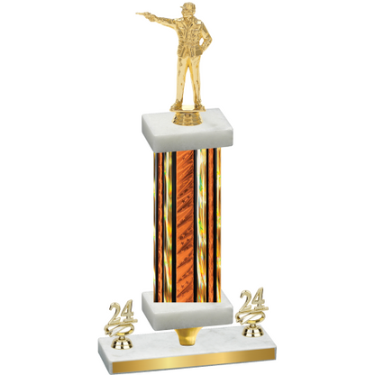 Premium Single Orange Glacier Year Shooter Trophy