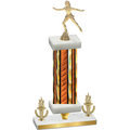 Premium Single Orange Glacier Victory Skater Trophy