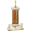 Premium Single Orange Glacier Year Chess Trophy