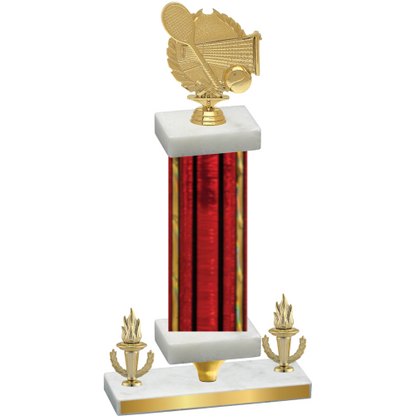 Premium Single Red Glacier Victory Tennis Trophy