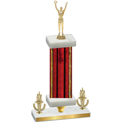 Premium Single Red Glacier Victory Victory Trophy