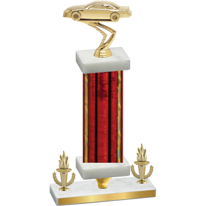 Premium Single Red Glacier Victory Cars Trophy